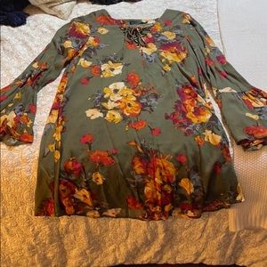 Blu pepper floral dress